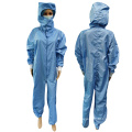 Blue Color Various Size Cleanroom Work ESD Garment Anti-static Safety Work Coverall